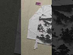 In đồ họa tùy chỉnh Crewneck Drop Shoulder Oversized Heavyweight 100% Cotton Long Sleeve T-Shirt