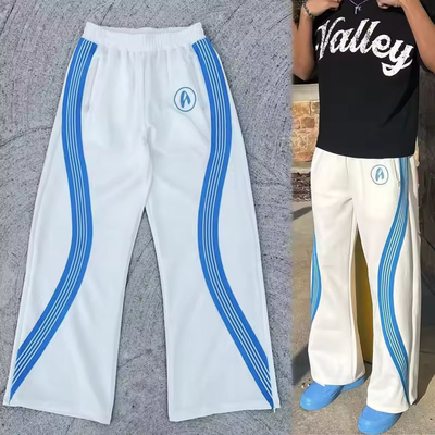 Mua Đàn ông Custom Streetwear áo phông màu 100% Cotton Wide Leg Flare Sweat Pant online manufacture