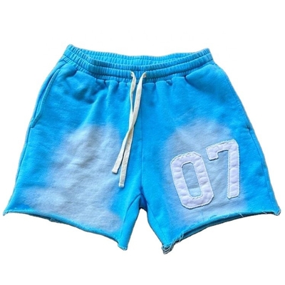 Mua Ác Hem tẩy rửa màu mờ vải len đơn giản chạy bộ quần short Ultimate Streetwear thiết yếu online manufacture