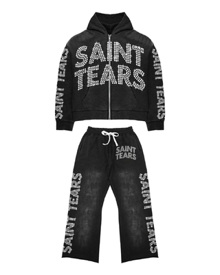Mua Nhãn hiệu tùy chỉnh Unisex Hoodies nam giới thiết lập cho người lớn đào tạo trong axit rửa 2 mảnh online manufacture