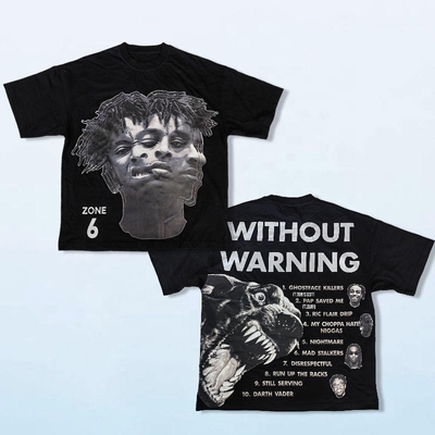 Mua Custom Dtg Print Hip Hop Đen trắng Trần áo nặng được dệt bằng phương pháp đan online manufacture