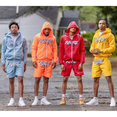 Mua Summer Casual Men's Reflective Tracksuit Sets with Custom Logo Print Hoodie và quần short online manufacture