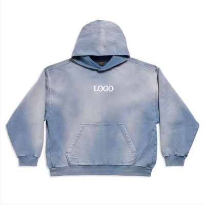 Mua Vintage Oversized Cắt Mặt trời Fade Tie Dye Acid Wash Hoodie Đồ phố tùy chỉnh nam online manufacture