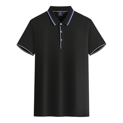 Mua Áo Polo Cotton tùy chỉnh Người yêu làm việc Quần áo Lapel T-shirt màu cứng Logo thêu online manufacture