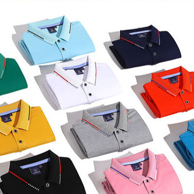 Mua Áo polyester / vải bông Polo tùy chỉnh cho thêu Logo áo thun golf online manufacture