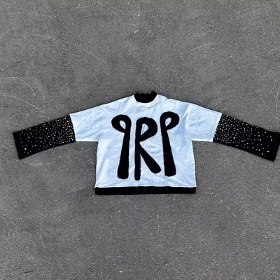 Mua Hỗ trợ logo thêu tùy chỉnh Applique Patch Box Cắt đồ họa áo phông cho nam giới online manufacture
