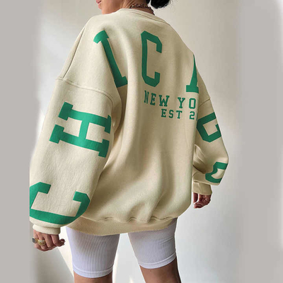 Mua Y2k Letter Screen Print Custom Hoodies Sweatshirt Vỏ bọc trồng trọt bền vững cho phụ nữ online manufacture