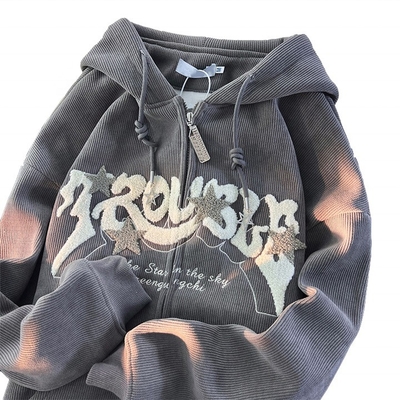 Mua Unisex Hoodie với thêu trang phục đường phố và chữ cái chenille trong S-6XL hoặc kích thước tùy chỉnh online manufacture