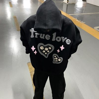 Mua Winter High Street áo khoác in 3D màu đen cho Streetwear online manufacture