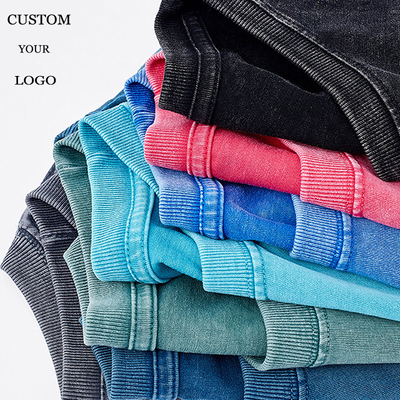 Mua Ác Ác Đàn Ông T-shirt rửa màu sắc 100% Cotton cho Streetwear và Hip Hop online manufacture