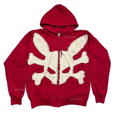 Mua Cotton French Terry thêu Acid Wash Vintage Unisex Trông đau đớn Patch Applique Hoodies online manufacture