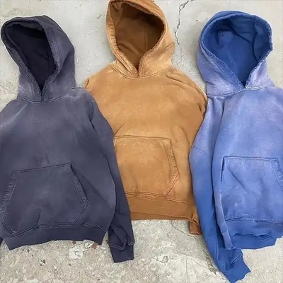 Mua Mùa thu Unisex Oversize Hombre áo len hạng nặng với thiết kế rửa axit tùy chỉnh online manufacture
