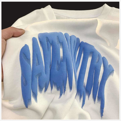 Mua Logo tùy chỉnh 3D Foam Puff Print T-shirt đồ họa bằng bông Supima cho quần áo đường phố nam giới online manufacture