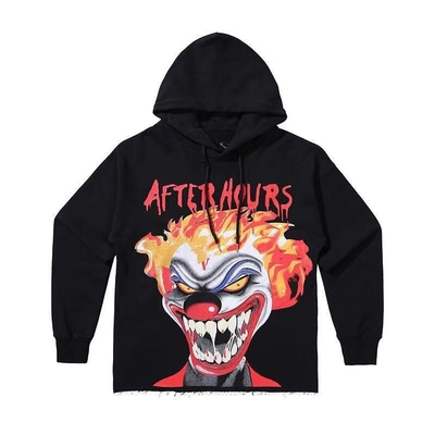 Mua áo khoác hoodie đồ họa đen nam nữ in Pháp Terry Cotton Heavyweight Hoodies cắt online manufacture