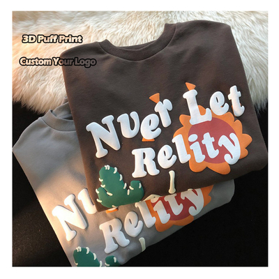 Mua Chọn cách thủ công của bạn 100% Cotton Plain Oversized Casual T-Shirt with Custom Logo Print online manufacture