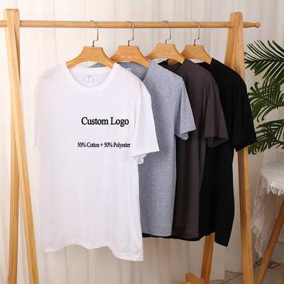 Mua XS-3XL t-shirt trắng đồ họa đơn giản 100% Polyester Trắng Sublimation Unisex Sport Màu rắn online manufacture