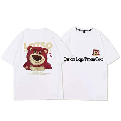 Mua Strawberry Bear Blank Phụ nữ Áo thun 95% Cotton Tay áo ngắn Phong cách in rộng online manufacture