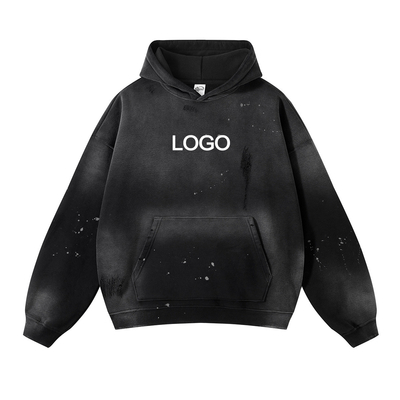 Mua Polyester / vải bông thiết kế tùy chỉnh nam giới lớn vintage giày dép giặt Hoodies online manufacture