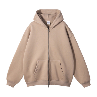 Mua Mùa thu mùa đông Suede 350G Double Head zipper hoodie Cardigan zip cổ áo phông online manufacture