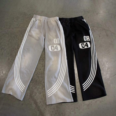 Mua Windbreaker cao lưng quần thể dục nam giới với sọc bên và thiết kế logo tùy chỉnh online manufacture