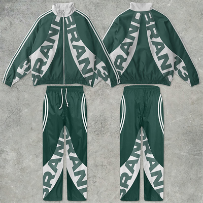 Mua Đặt thiết bị chống gió theo yêu cầu Zipper Polyester Baggy Windbreaker lớn Đồ chạy bộ Đồ thể thao nylon cho nam giới online manufacture