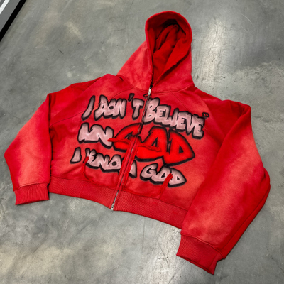 Mua Ác rửa Dtg in nam giới Unisex mùa đông trọng lượng bông cắt hộp đau khổ Hoodie Custom Zip Up Hoodie online manufacture