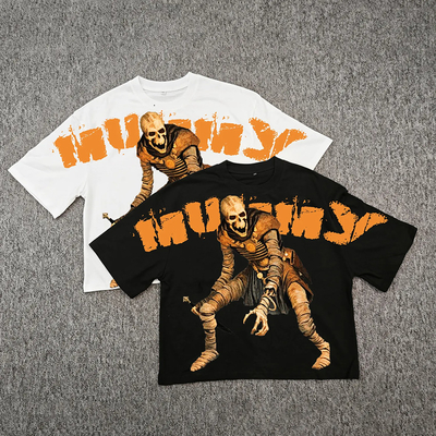 Mua Trang phục đường phố tùy chỉnh áo phông lớn cho nam giới Boxy Hip Hop 250 GSM Drop Graphic online manufacture