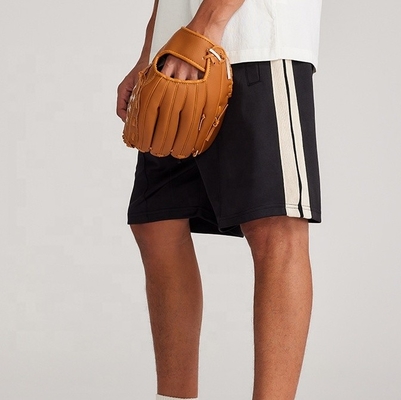 2024 Mùa hè Phòng tập thể dục Polyester nam Running Side Striped Sweat Shorts trong phong cách cơ bản