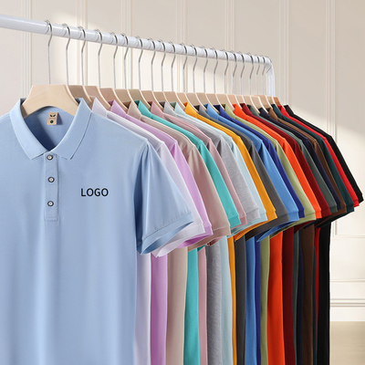 Áo Polo Unisex 100% Cotton Polyester với thêu tùy chỉnh và thiết kế phong cách